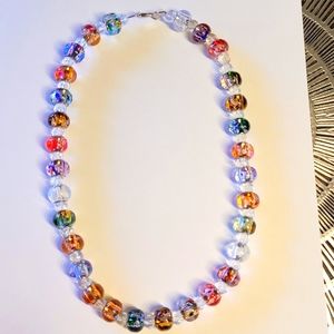 Beaded necklace handmade
